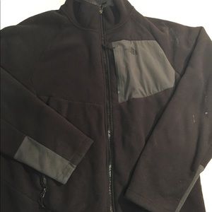The North Face Mens Black Fleece Jacket Large.